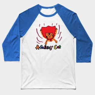 a falling cat Baseball T-Shirt